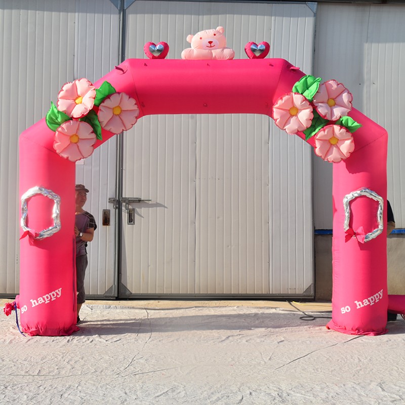 柯城粉色婚礼拱门